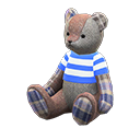 Animal Crossing Items Mama Bear Tweed / Blue stripes