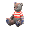 Animal Crossing Items Mama Bear Tweed / Red stripes