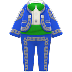 Animal Crossing Items Mariachi Clothing Blue