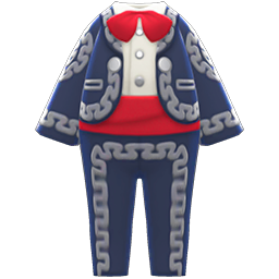 Animal Crossing Items Mariachi Clothing Navy blue