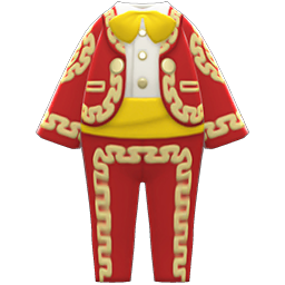 Animal Crossing Items Mariachi Clothing Red
