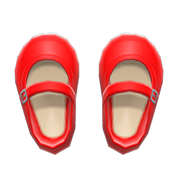Mary Janes Red