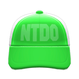 Animal Crossing Items Mesh Cap Green