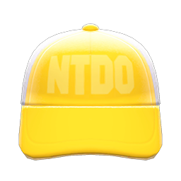 Animal Crossing Items Mesh Cap Yellow