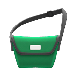 Animal Crossing Items Messenger Bag Green
