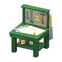 Animal Crossing Items Mini DIY Workbench Green