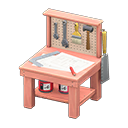 Animal Crossing Items Mini DIY Workbench Pink