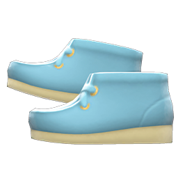 Animal Crossing Items Moccasin Boots Blue