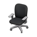 Animal Crossing Items Modern Office Chair Black