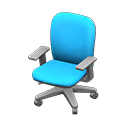 Animal Crossing Items Modern Office Chair Light blue