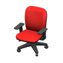 Animal Crossing Items Modern Office Chair Red