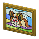 Animal Crossing Items Mom's Art Dog