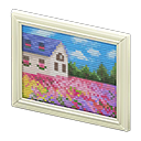 Animal Crossing Items Mom's Art Field of Flowers