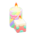 Animal Crossing Items Mom's Candle Set Pastel