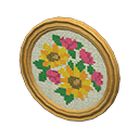 Animal Crossing Items Mom's Embroidery Flowers