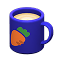 Animal Crossing Items Mug Blue / Carrot
