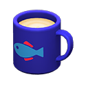 Animal Crossing Items Mug Blue / Fish