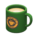 Animal Crossing Items Mug Green / Round logo
