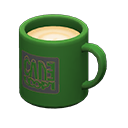 Animal Crossing Items Mug Green / Square logo