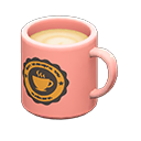Animal Crossing Items Mug Pink / Round logo