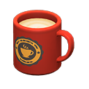Animal Crossing Items Mug Red / Round logo