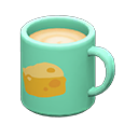 Animal Crossing Items Mug Turquoise / Cheese