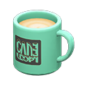 Animal Crossing Items Mug Turquoise / Square logo