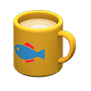 Animal Crossing Items Mug Yellow / Fish