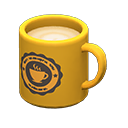 Animal Crossing Items Mug Yellow / Round logo
