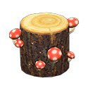 Animal Crossing Items Mush Log Red mushroom