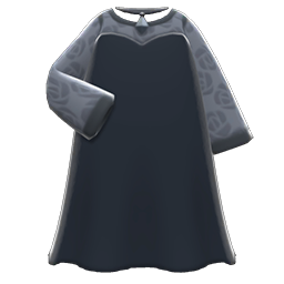Animal Crossing Items Mysterious Dress Black