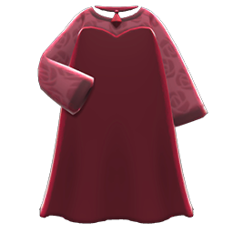 Animal Crossing Items Mysterious Dress Red