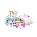 Animal Crossing Items Nail-art Set Pink