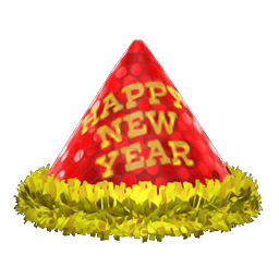 Animal Crossing Items New Year's Hat Red