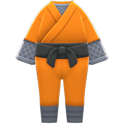 Animal Crossing Items Ninja Costume Orange