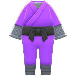 Animal Crossing Items Ninja Costume Purple