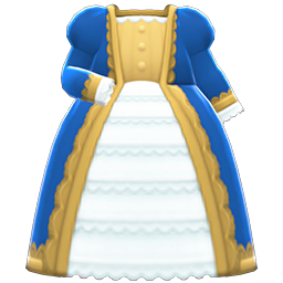 Animal Crossing Items Noble Dress Blue