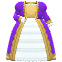 Animal Crossing Items Noble Dress Purple