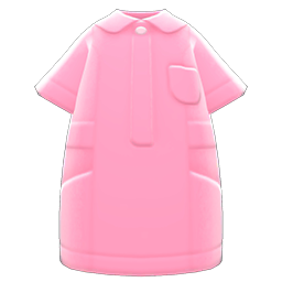 Animal Crossing Items Nurse's Dress Uniform Pink