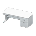 Animal Crossing Items Office Desk White
