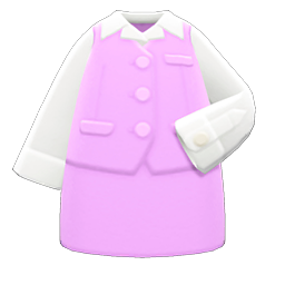 Animal Crossing Items Office Uniform Pink