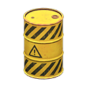 Animal Crossing Items Oil Barrel Caution