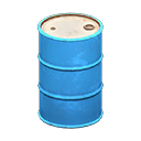 Animal Crossing Items Oil Barrel Light blue