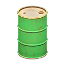 Animal Crossing Items Oil Barrel Light green