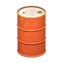 Animal Crossing Items Oil Barrel Orange