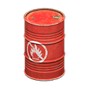 Animal Crossing Items Oil Barrel Red