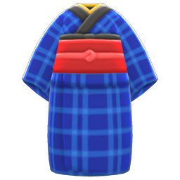 Animal Crossing Items Old Commoner's Kimono Blue