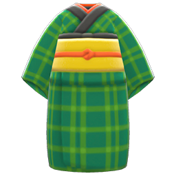 Animal Crossing Items Old Commoner's Kimono Green