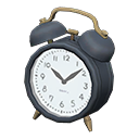 Animal Crossing Items Old-fashioned Alarm Clock Black