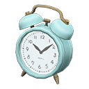 Animal Crossing Items Old-fashioned Alarm Clock Light blue
